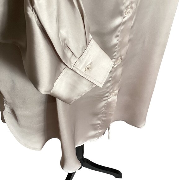 H&M Satin look blouse/tunic Size M - Picture 4 of 7